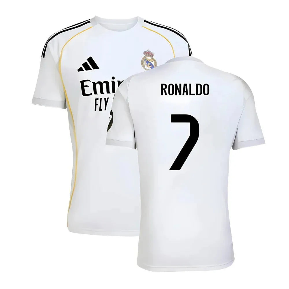 Real Madrid Home Jersey 2025/26 - RONALDO #7 Print